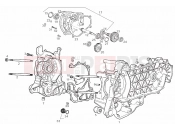 Crank-case - Derbi Boulevard 200 4T 2007