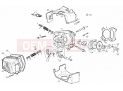 Cylinder head cover - Derbi Boulevard 200 4T 2007