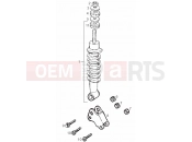 Shock absorber - Derbi Boulevard 200 4T 2007