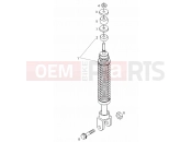 derbi Boulevard 50 2T Shock absorber