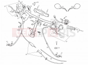 Handlebar - Controls - Derbi GP1 50 2003