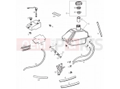 DERBI QUAD DFW 50 Tank
