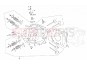 Cylinder head - Derbi Rambla 125-250 2008