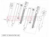 Front fork - Derbi Rambla 125-250 2008