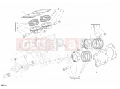 DUCATI 2008 DESMOSEDICI RR CYLINDER - PISTON » ENGINE CASE