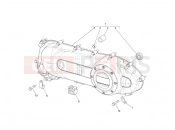 DERBI Sonar 50 2T Crankcase cover - Crankcase cooling