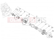 DERBI Sonar 50 2T Driven pulley