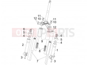 DERBI Sonar 50 2T Fork's components (Escorts)