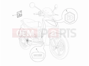 DERBI Sonar 50 2T Plates - Emblems