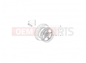DERBI Sonar 50 2T Rear wheel