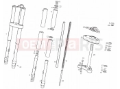 derbi Variant Courier 50 Front fork