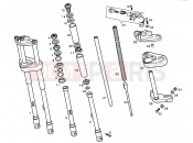 Front fork - Derbi Variant Courier 50 1999