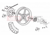 derbi Variant Revolution 50 Rear wheel
