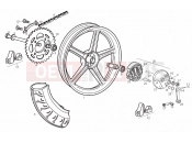 DERBI Variant Revolution 50 Rear wheel
