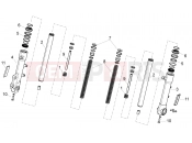 Front fork - Derbi Variant Sport 125 2012