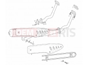 DERBI Variant Start-Courier 50 Exhaust unit