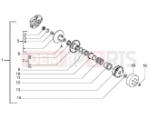 Driven pulley - Gilera DNA 50