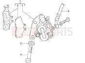 Front brake caliper - Gilera DNA 50