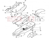 Rear mudguard-undersaddle - Gilera DNA 50