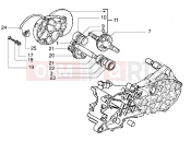 Rear wheel shaft - Gilera DNA 50