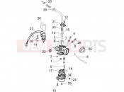 gilera 2006 DNA 50 Carburetor's components