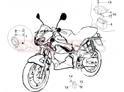 gilera 2006 DNA 50 kezelőszervek - akkumulátor