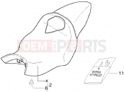 gilera 2006 DNA 50 Saddle/seats