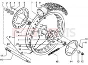 gilera Eaglet automatic Rear wheel