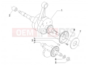 gilera 2007 Fuoco 500 Crankshaft