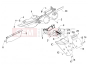 gilera 2007 Fuoco 500 Rear cover - Splash guard