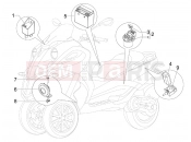 gilera 2007 Fuoco 500 Remote control switches - Battery - Horn