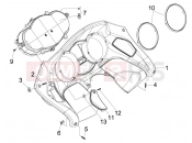 gilera 2011 Fuoco 500 Meter combination - Cruscotto