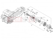 gilera 2012 Fuoco 500 Driven pulley
