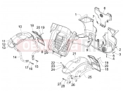 gilera 2013 Fuoco 500 Wheel huosing - Mudguard