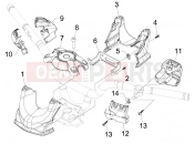 gilera 2014 Fuoco 500 Handlebars coverages