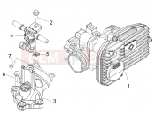 gilera 2014 Fuoco 500 Throttle body - Injector - Induction joint