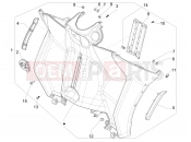 Front glove-box - Knee-guard panel - Gilera Fuoco 500 LT 2013