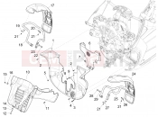 Wheel huosing - Mudguard - Gilera Fuoco 500 LT 2013