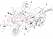Plates - Emblems - Gilera GP 800 2008