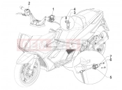 Selectors - Switches - Buttons - Gilera GP 800 2008