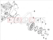 gilera 2009 GP 800 Driving pulley
