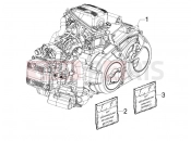gilera 2009 GP 800 Engine, assembly