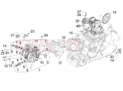 gilera 2009 GP 800 Head unit - Valve