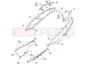 gilera 2009 GP 800 Side cover - Spoiler
