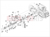 gilera 2009 GP 800 Transmission assembly