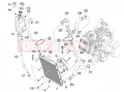 Cooling system - Gilera GP 800 2010