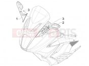 gilera 2011 GP 800 Driving mirror/s
