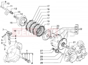 gilera GSM Clutch unit