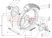 gilera GSM Rear wheel