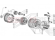 gilera H@k M.Y. 2001 Clutch unit